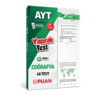 AYT Coğrafya Yaprak Test