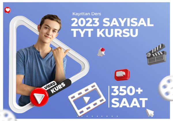 2023 - TYT Sayısal Kayıttan Video Kurs Paketi