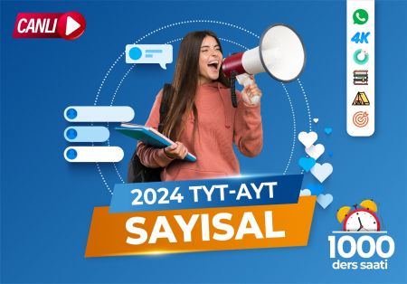 2024 TYT-AYT Sayısal Canlı Kurs Paketi