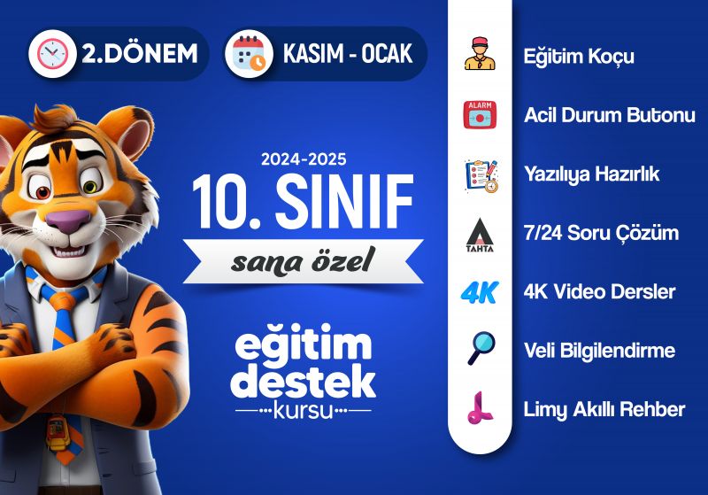 10. Sınıf 2. Dönem Eğitim Destek Kursu