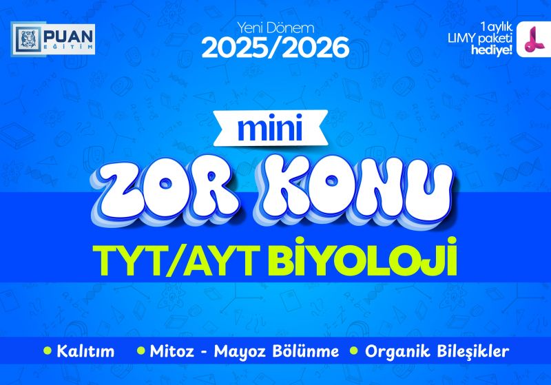 Mini TYT/AYT Biyoloji Zor Konu Paketi